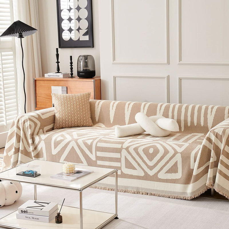 Housse de canapé - Boho Marron
