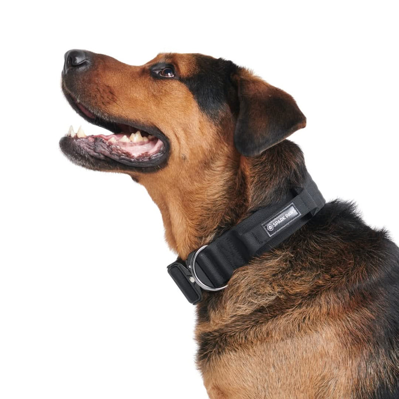 Collier tactique pour chien - Noir