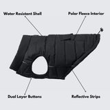 Veste imperméable WarmShield™ - Noir