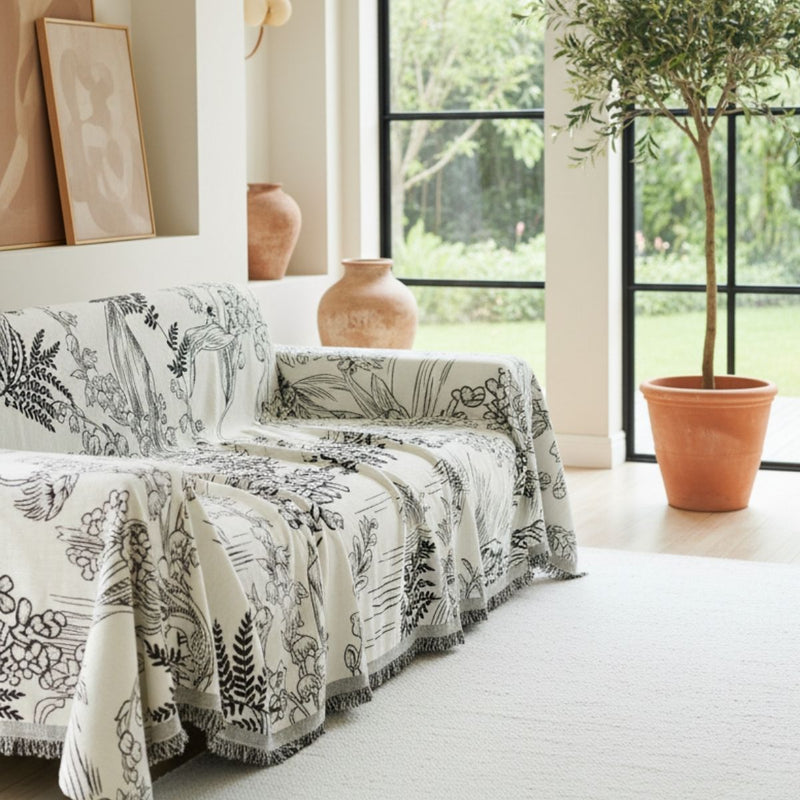 Housse de canapé – Noir Muguet