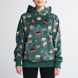 Le sweat à capuche humain Allemagne – Vert foncé