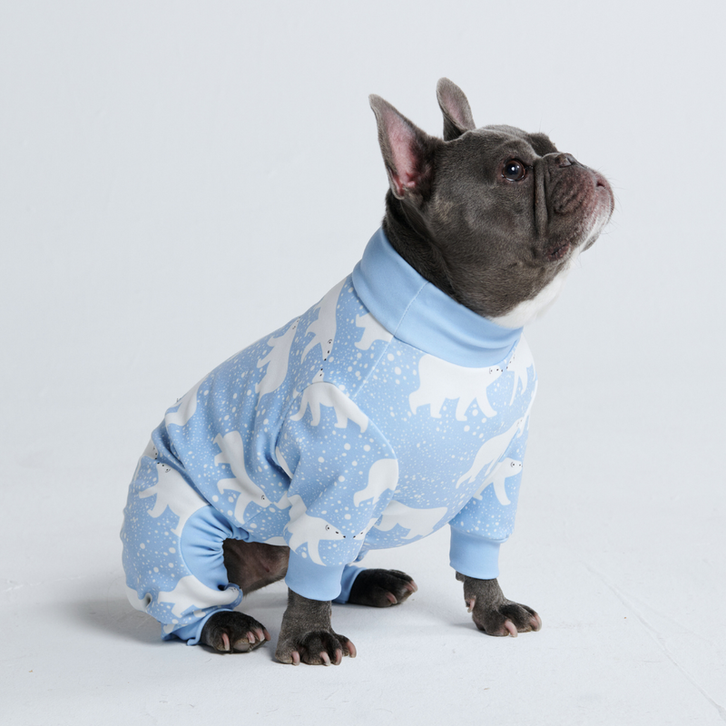 Pyjama pour chien - Ours polaire enneigé