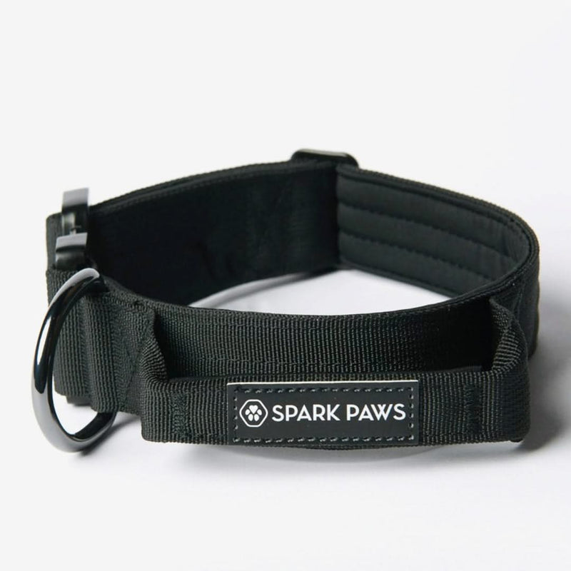 Collier tactique pour chien - Noir