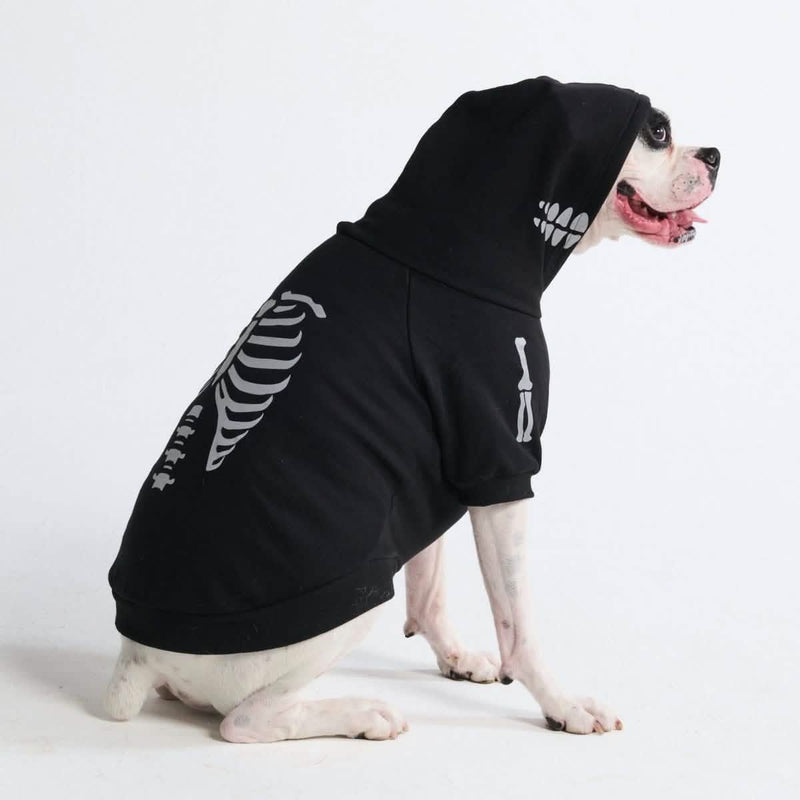 Sweat à Capuche Halloween pour Chien – Squelette