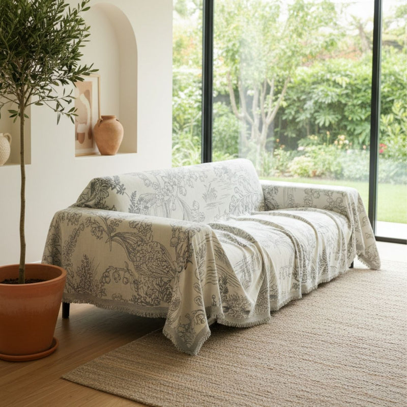 Housse de canapé – Gris Muguet