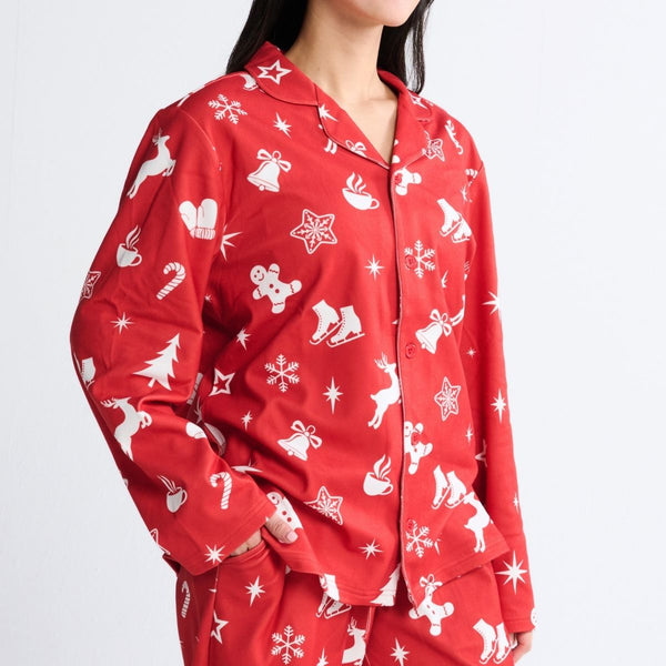 Haut de pyjama humain - Joie Rouge