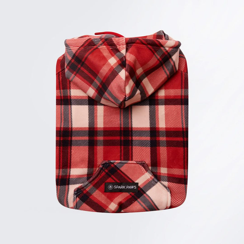 Plaid Dog Hoodie