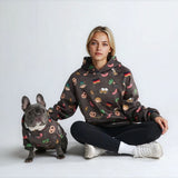 Le sweat à capuche humain Allemagne – Marron foncé