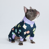 Pyjama pour chien - Fleurs Marine