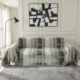 Housse de canapé – Noir Mosaïque Moderne