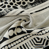 Housse de canapé – Noir Mosaïque Moderne