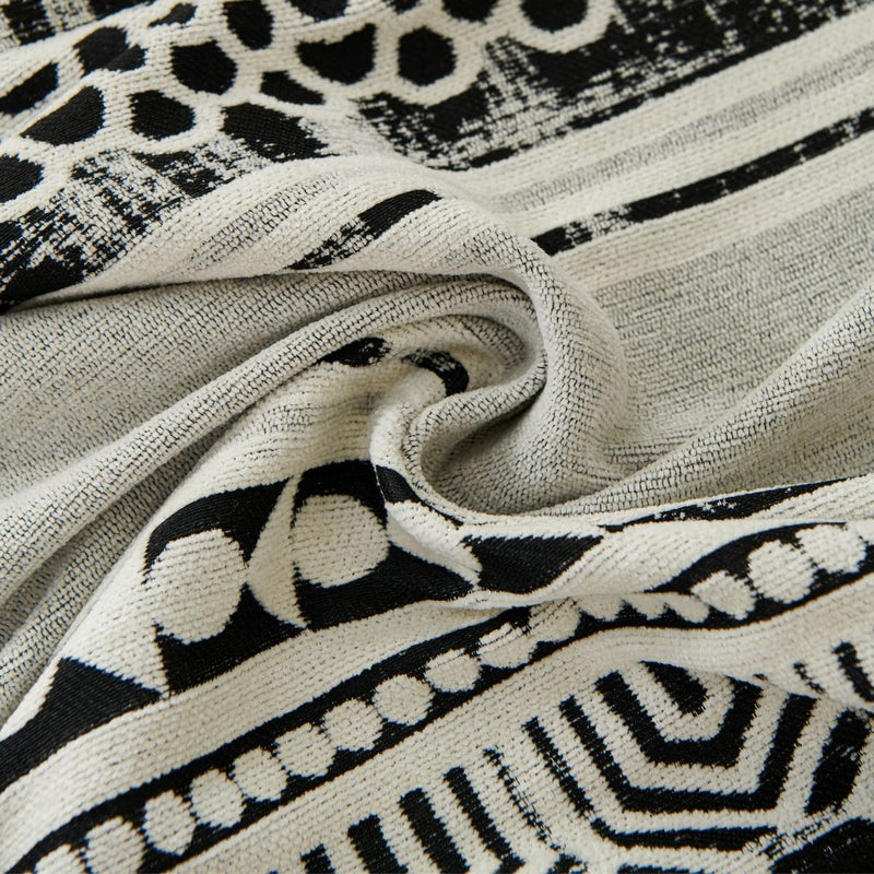 Housse de canapé – Noir Mosaïque Moderne