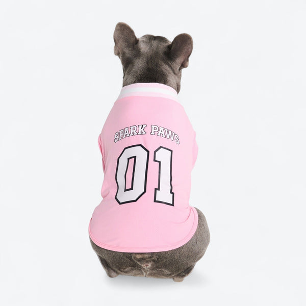 Maillot de football en mesh - Rose