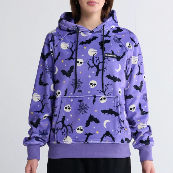Sweat à capuche Halloween Human - Violet