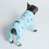 Pyjama pour chien - Petit Déjeuner Bleu