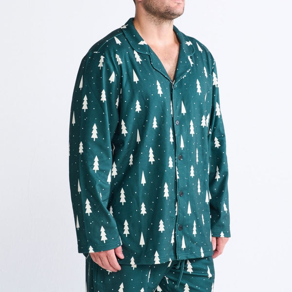 Haut de pyjama humain - Pins Givrés