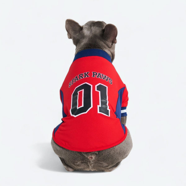 Maillot de football en mesh - Rouge