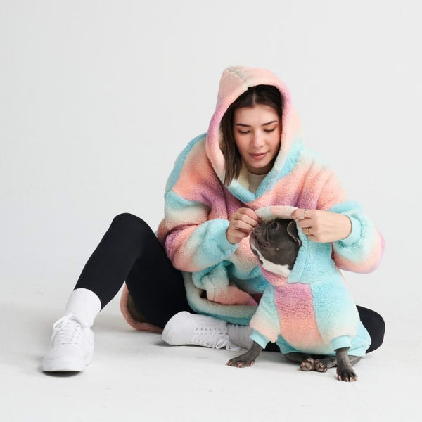 Fluffdreams™ Pull à capuche humain surdimensionné