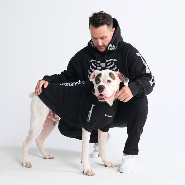 Sweat à Capuche Halloween pour Humain – Squelette