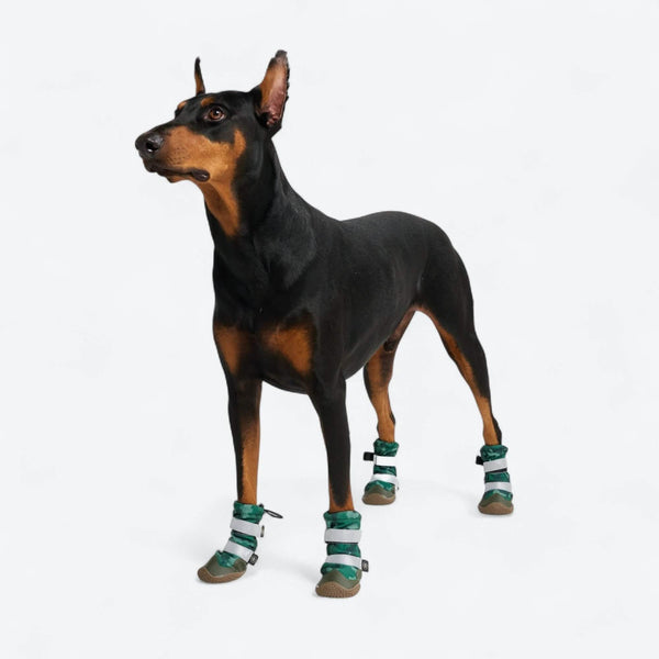 Bottes imperméables pour chien Flex Shell - Camouflage Vert