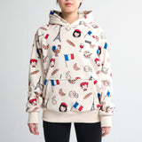 Le sweat à capuche humain France – Beige