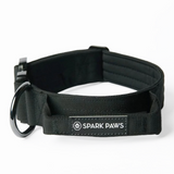 Collier tactique pour chien - Noir