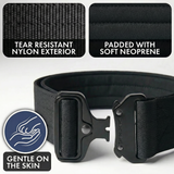 Collier tactique pour chien - Noir