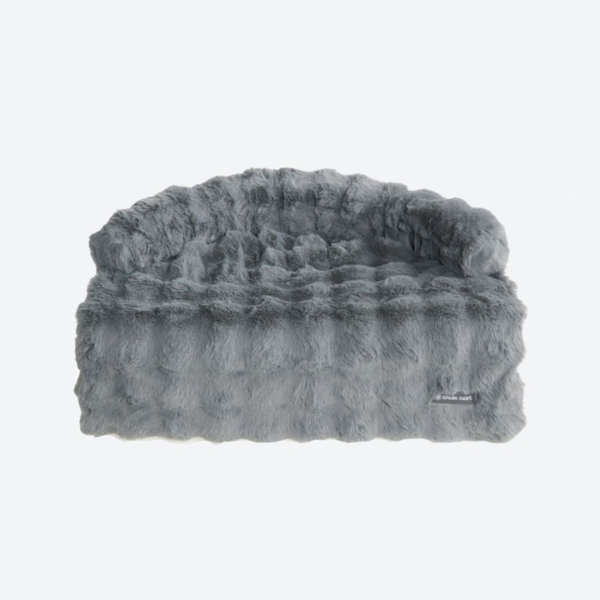 Lit de Chien Apaisant et Doux avec Housse de Canapé - Gris