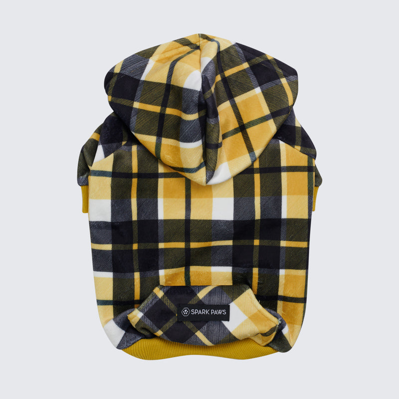 Plaid Dog Hoodie