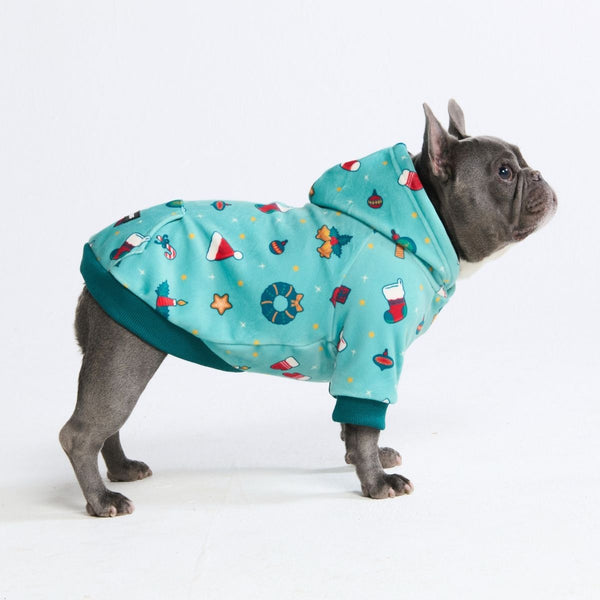 Sweat à capuche pour chien (velours doux)