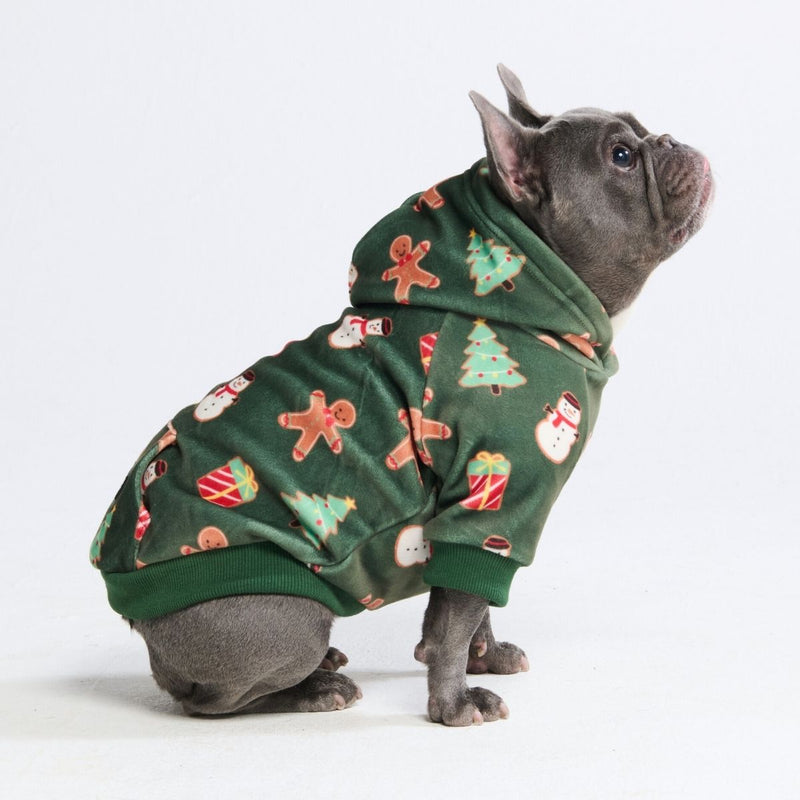 Sweat à capuche pour chien (velours doux)