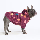 Sweat à capuche pour chien (velours doux)
