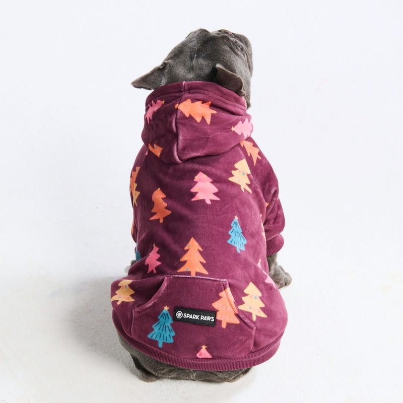 Sweat à capuche pour chien (velours doux)