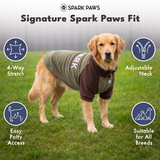 Brown Olive Plush Fleece Dog Sweater||size:S,M,L,XL,2XL,3XL,4XL