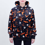 Sweat à capuche Halloween Human - Noir