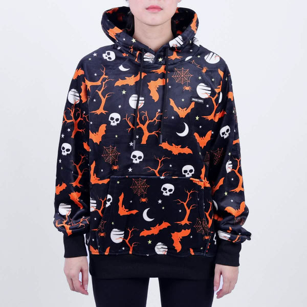 Sweat à capuche Halloween Human - Noir