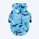 Sweat à capuche Halloween pour chien - Bleu sarcelle