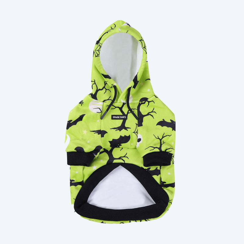 Sweat à capuche Halloween pour chien - Néon