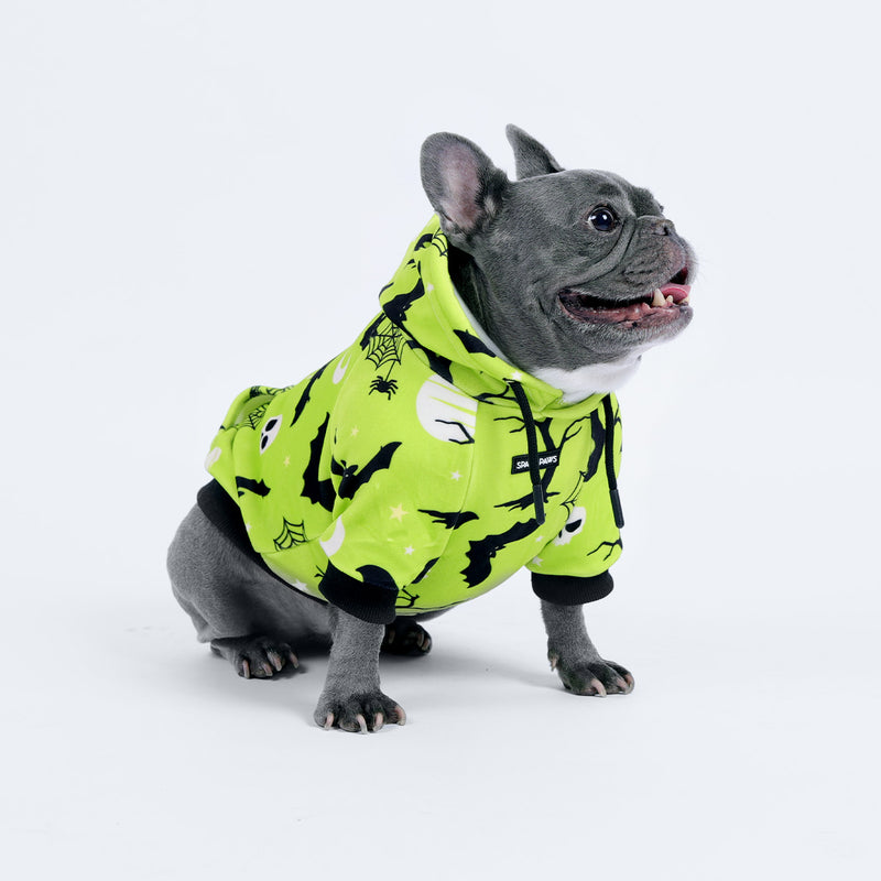 Sweat à capuche Halloween pour chien - Néon