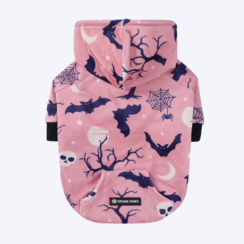 Sweat à capuche Halloween pour chien - Rose