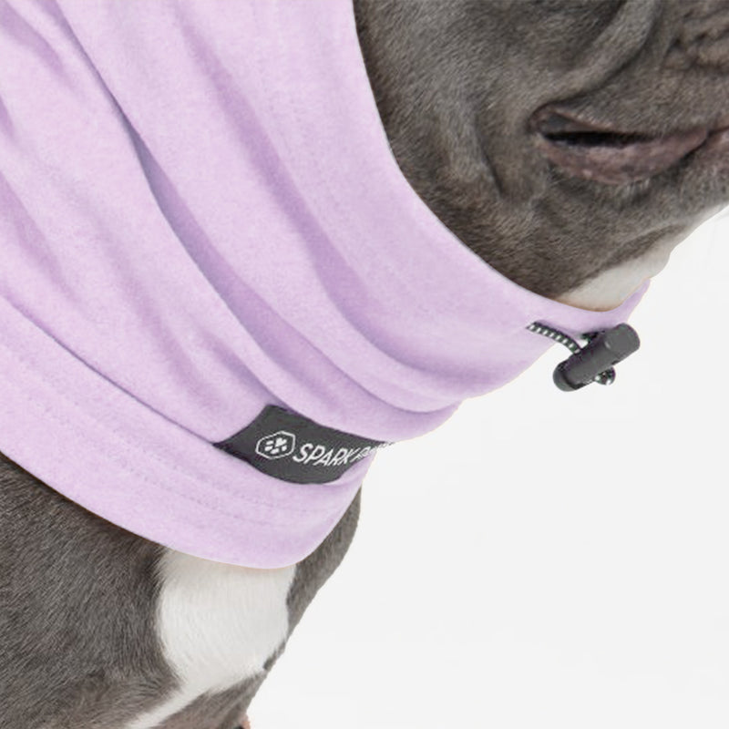 Protecteur d'oreilles anti-anxiété pour chien - Lilas