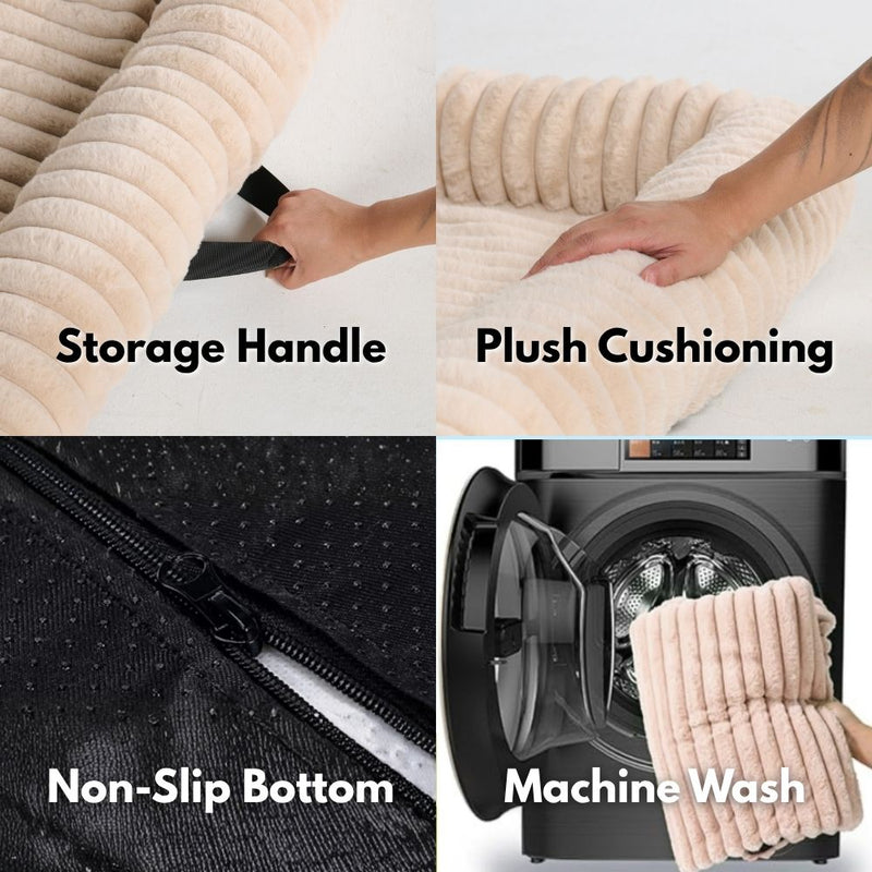 Lit de Chien Housse de Canapé de Luxe - Beige