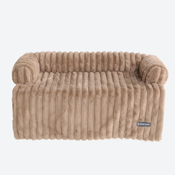 Lit de Chien Housse de Canapé de Luxe - Marron