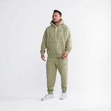 Sweat à capuche Essential Human - Vert