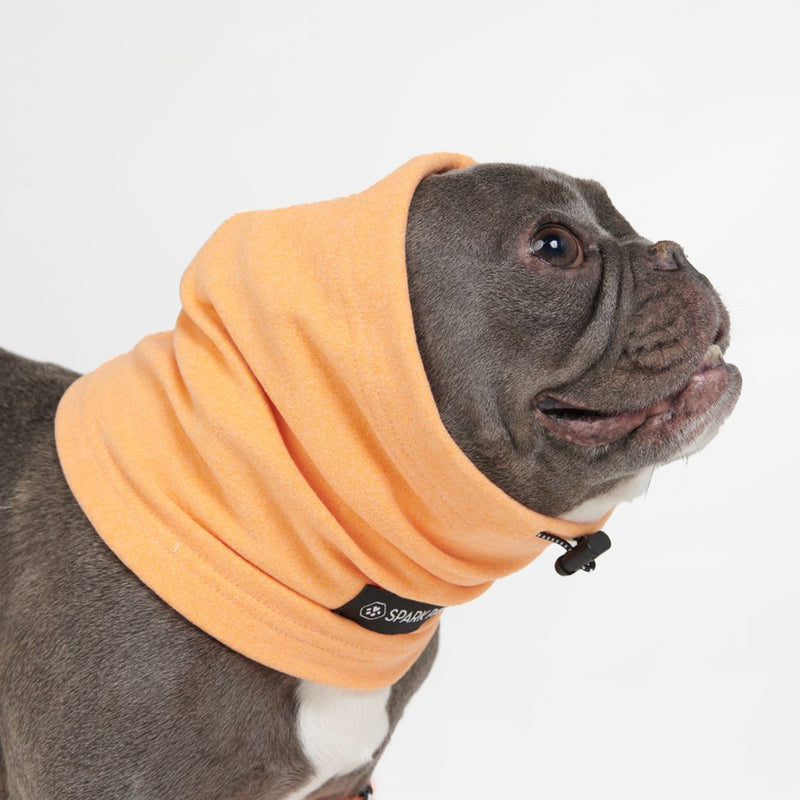 Protecteur d'oreilles anti-anxiété pour chien - Orange