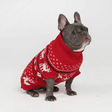 Pull pour chien en tricot - Dasher Rouge