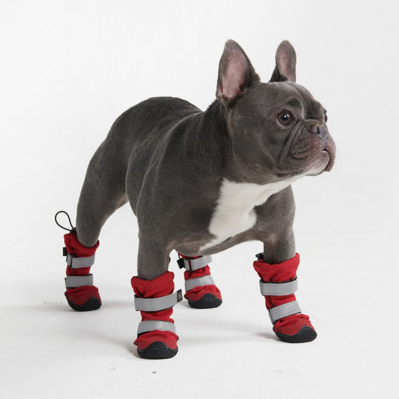 Flex Shell Bottes pour Chiens Résistantes à l'Eau - Rouge