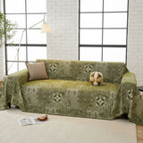 Rustic Boho Green Couch Cover
