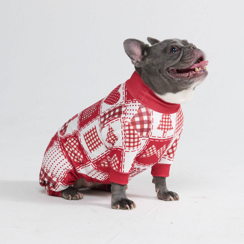 Pyjama de Noël pour chien - Patchwork Festif
