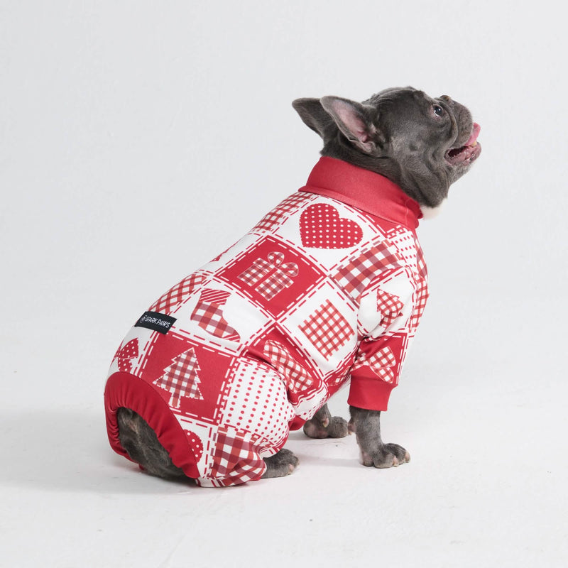 Pyjama de Noël pour chien - Patchwork Festif